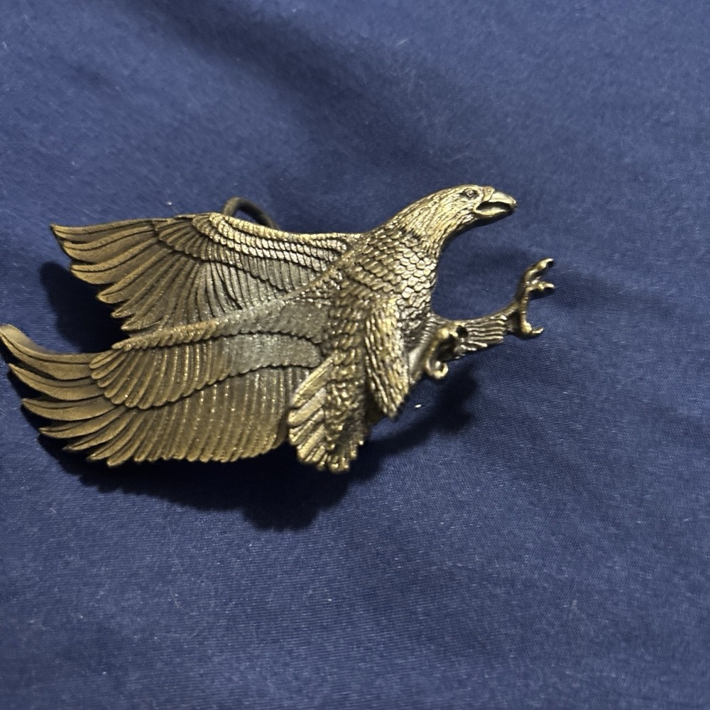Vintage Flying Eagle Metal Belt Buckle Rare 506 USA Made